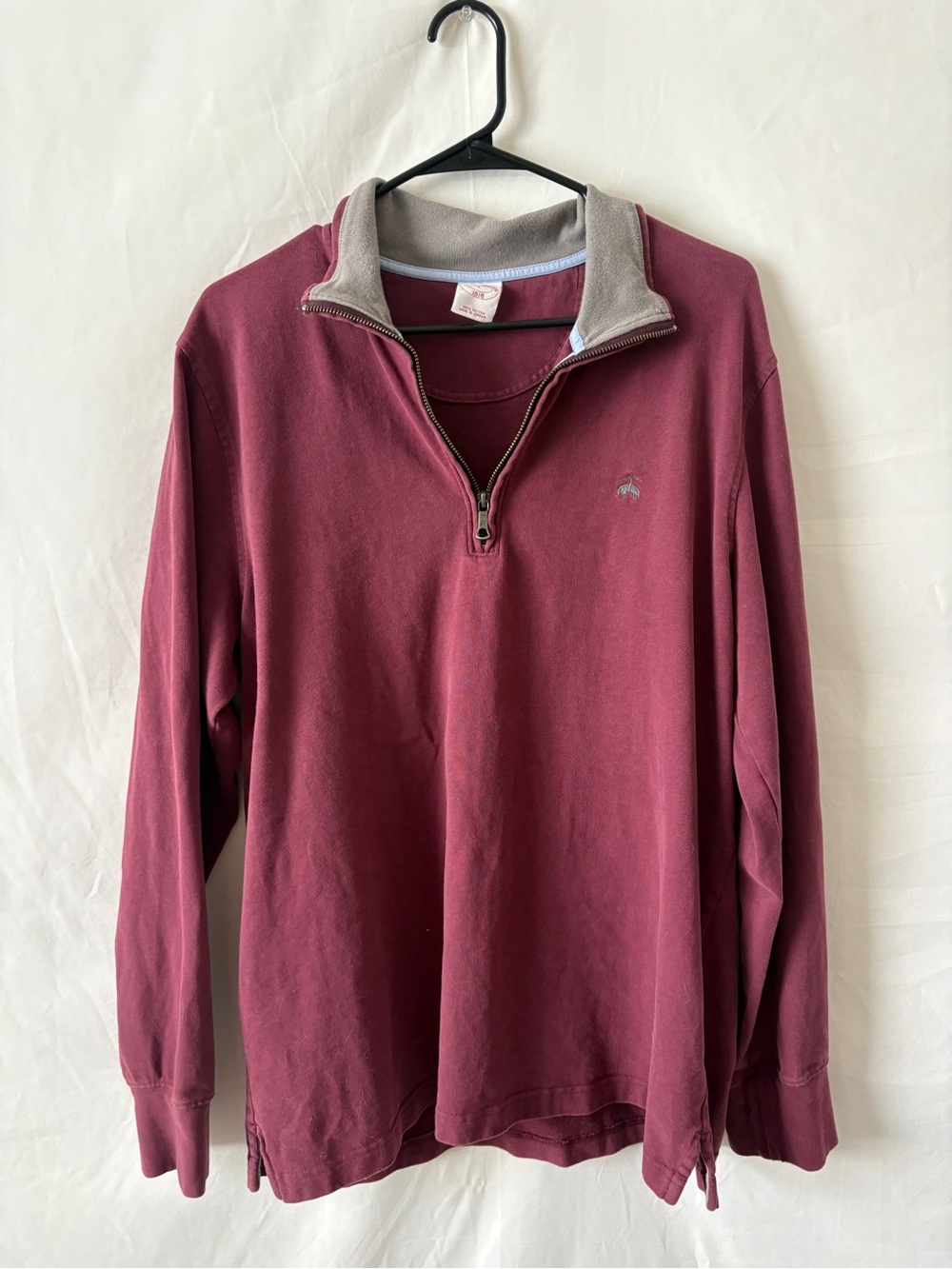 Brooks Brothers Burgundy Quarter Zip